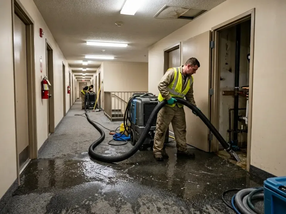 multi-unit-apartment-hallway-f-005 — frequently asked questions, Emergency Burst Pipe Water Extraction & Removal in Balcones…